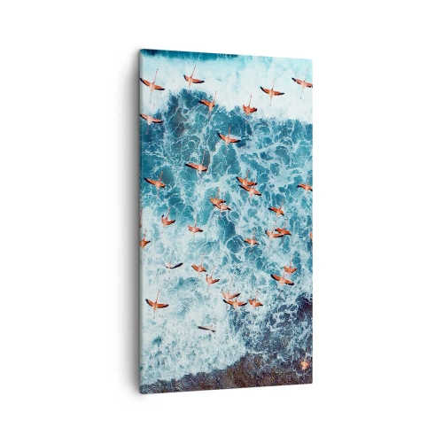Vászonkép - A tengerparti parádé - 45x80 cm