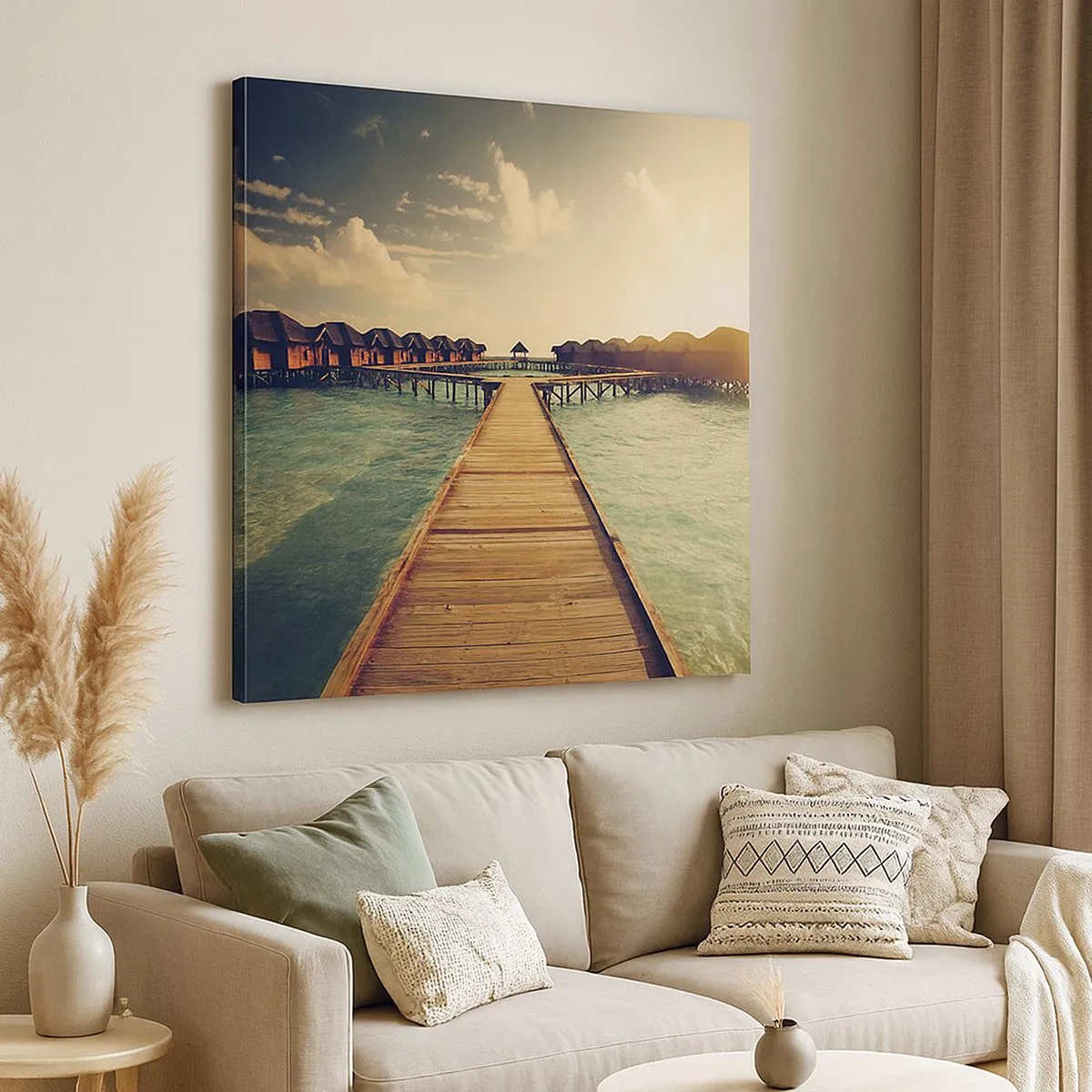 Vászonkép - Tiszteletteljes meghívás - 30x30 cm