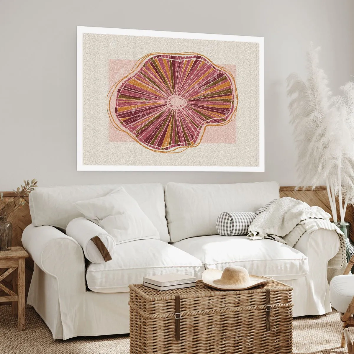 Poszter - Sugárzó absztrakció - 70x50 cm