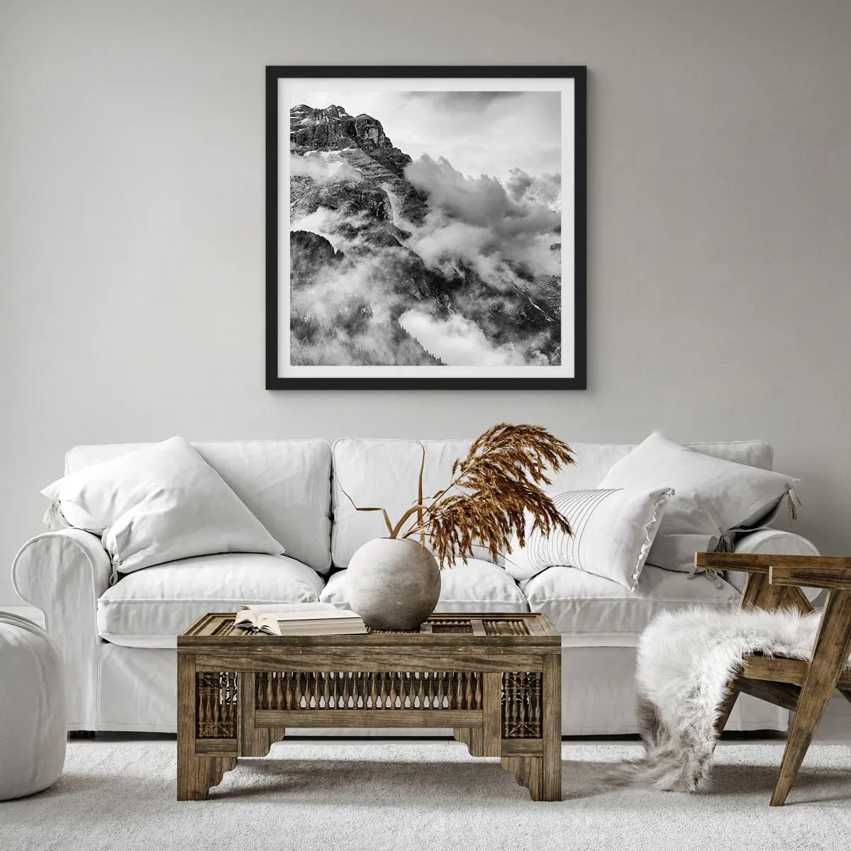 Poszter fehér keretben - Gyönyörű és kegyetlen - 40x40 cm