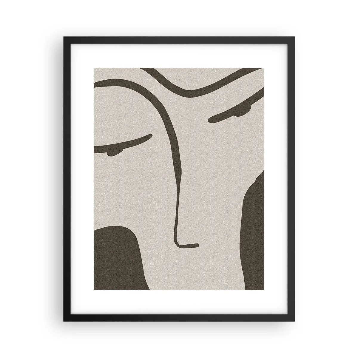 Poszter fehér keretben - Mintha egy Modigliani-festményből lenne  - 40x50 cm