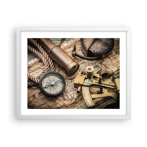 Poszter fekete keretben - Állítson be egy irányt - 50x40 cm