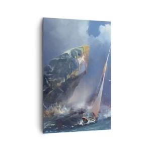 Vászonkép - Aki bátor az nyer - 80x120 cm