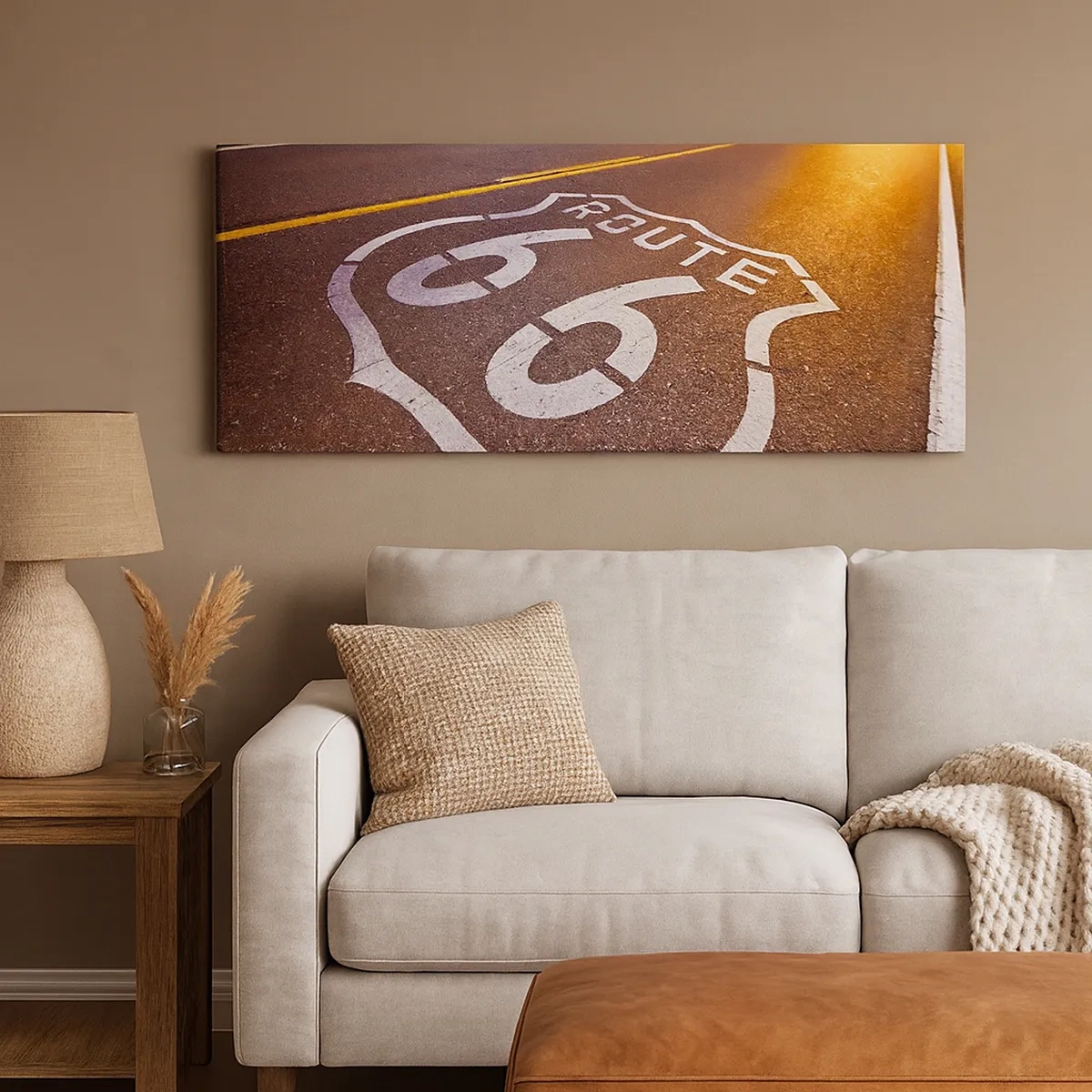 Vászonkép - A híres 66-os út - 30x30 cm