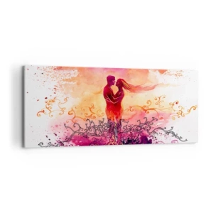 Vászonkép - Egy szív! Olyan kevés kell nekem... - 100x40 cm