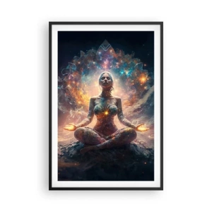 Poszter fehér keretben - A jó energia áramlása - 61x91 cm