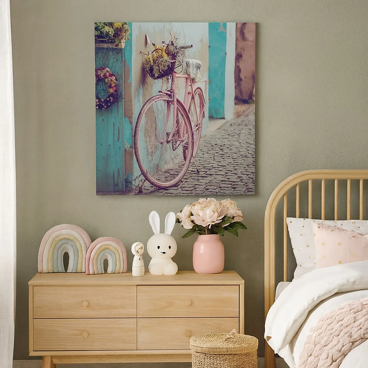 Vászonkép - Mindjárt visszajövök - 30x30 cm