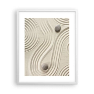 Poszter fekete keretben - A meleg érintése - 40x50 cm