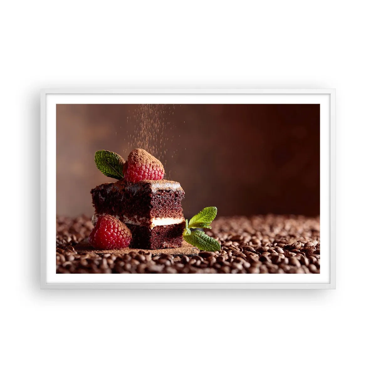 Poszter fekete keretben - Az élet édes - 91x61 cm