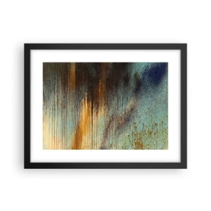 Poszter fehér keretben - Egy nem véletlen színes kompozíció - 40x30 cm