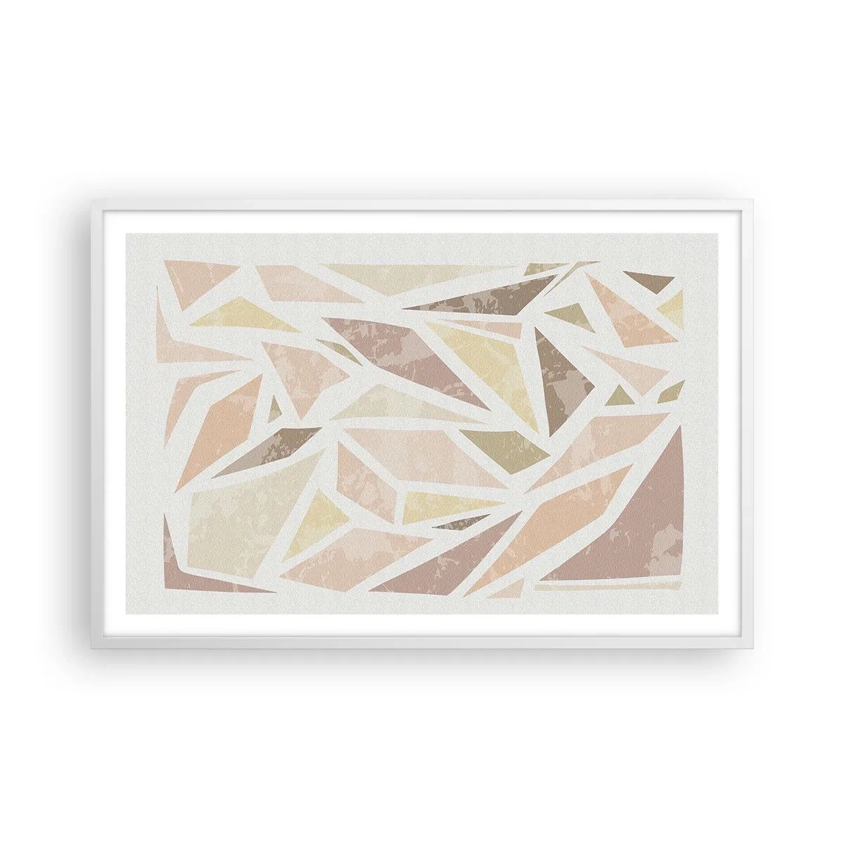 Poszter fekete keretben - Üvegfestmény kompozíció - 91x61 cm
