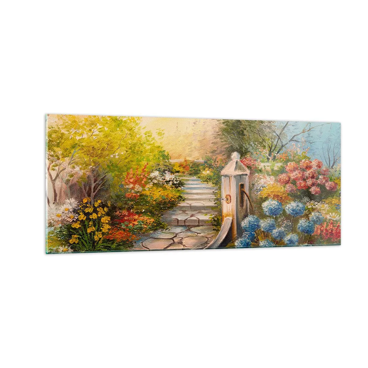 Üveg kép - Teljes virágzásban - 100x40 cm