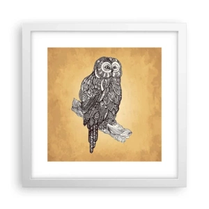 Poszter fekete keretben - A bölcsesség bonyolult díszei - 30x30 cm