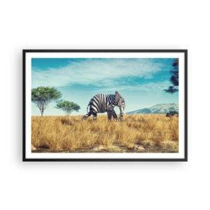 Poszter fehér keretben - A szürke már nem menő - 91x61 cm