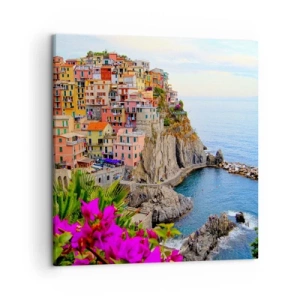 Vászonkép - Nevető város - 50x50 cm