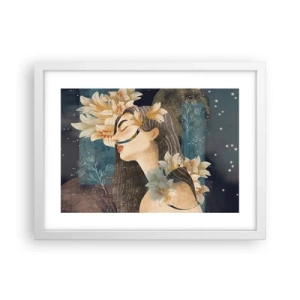 Poszter fekete keretben - Mese egy liliomos hercegnőről - 40x30 cm