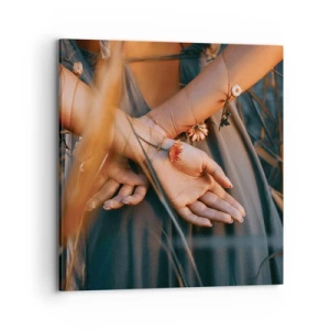 Vászonkép - Kapcsolatban a természettel - 70x70 cm