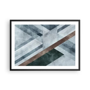 Poszter fehér keretben - A geometria kifinomult eleganciája - 70x50 cm