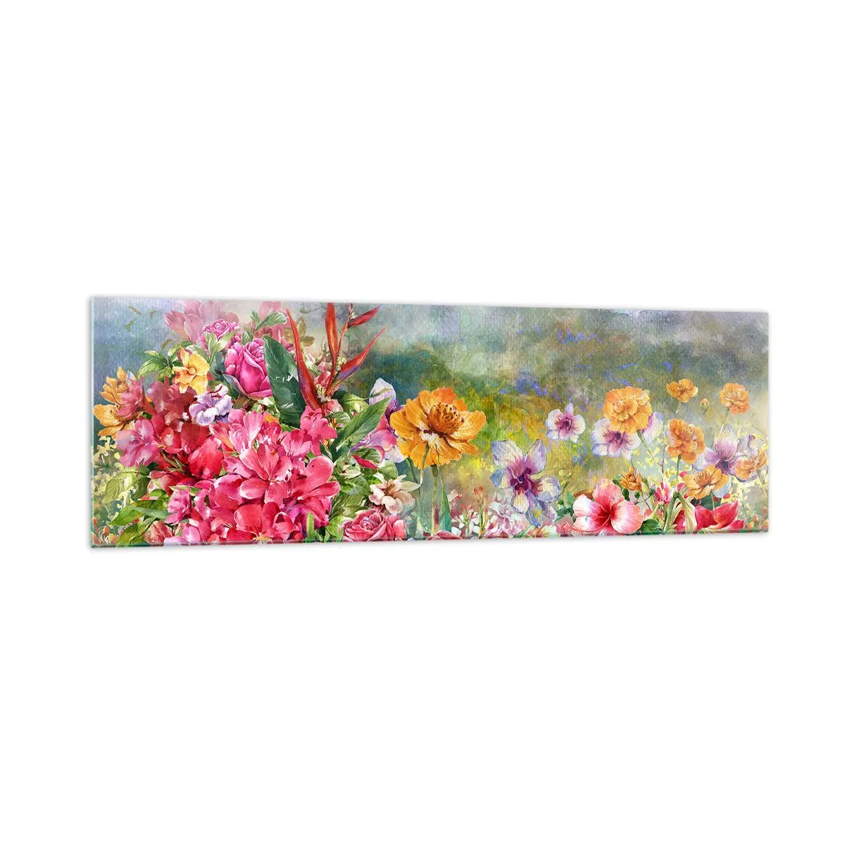 Üveg kép - A kert, amelyik megőrült - 160x50 cm
