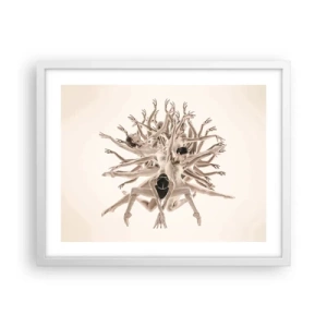 Poszter fekete keretben - Virágzás a táncban - 50x40 cm