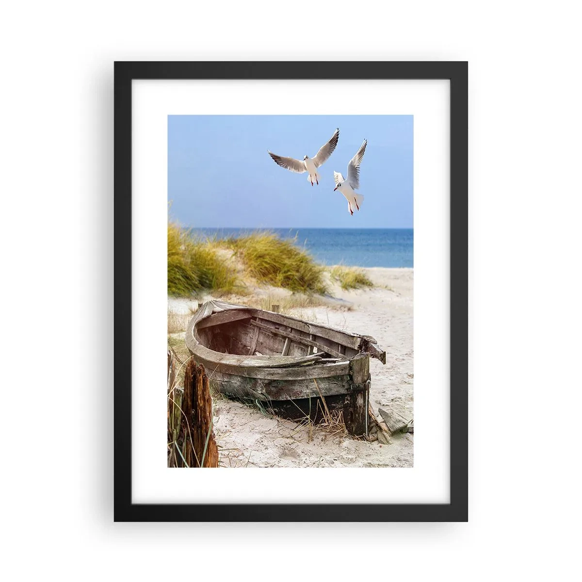 Poszter fehér keretben - Szélben fürödve - 30x40 cm