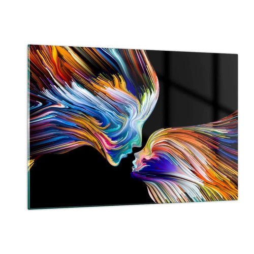 Üveg kép - Az energia és a fény fúziója - 120x80 cm