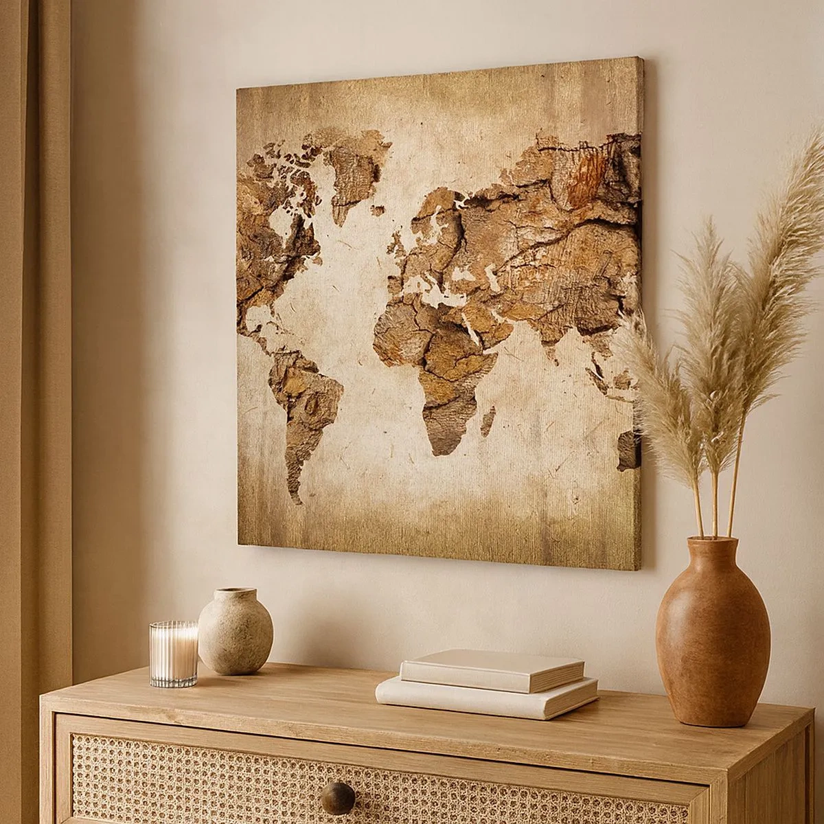 Vászonkép - A világ felfedezése - 30x30 cm