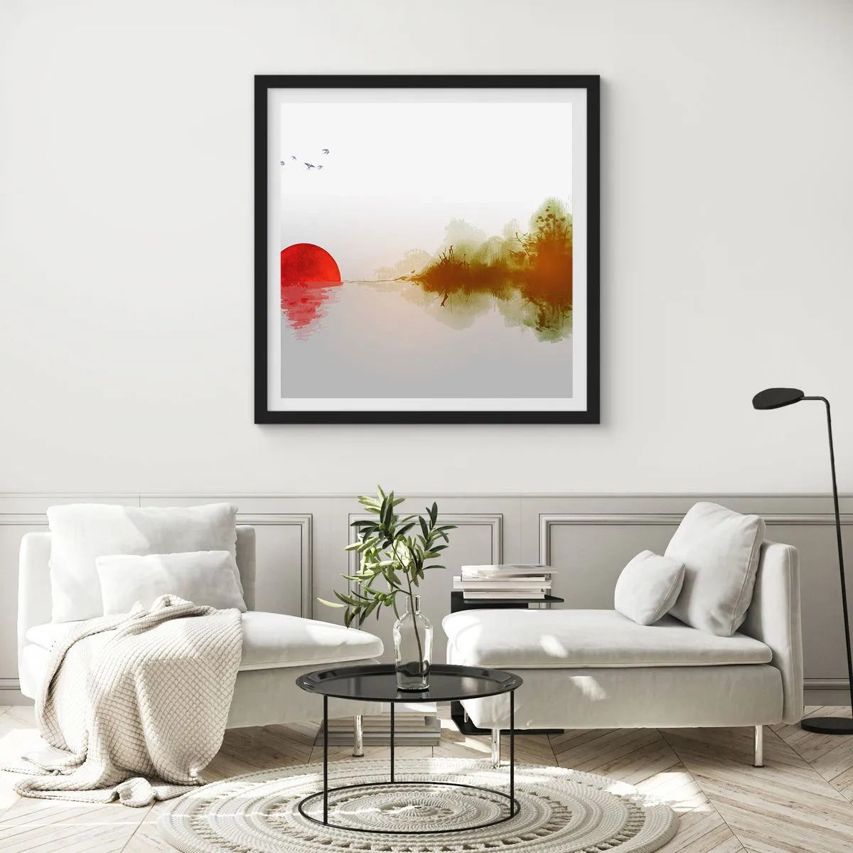 Poszter fehér keretben - A béke ígérete - 40x40 cm