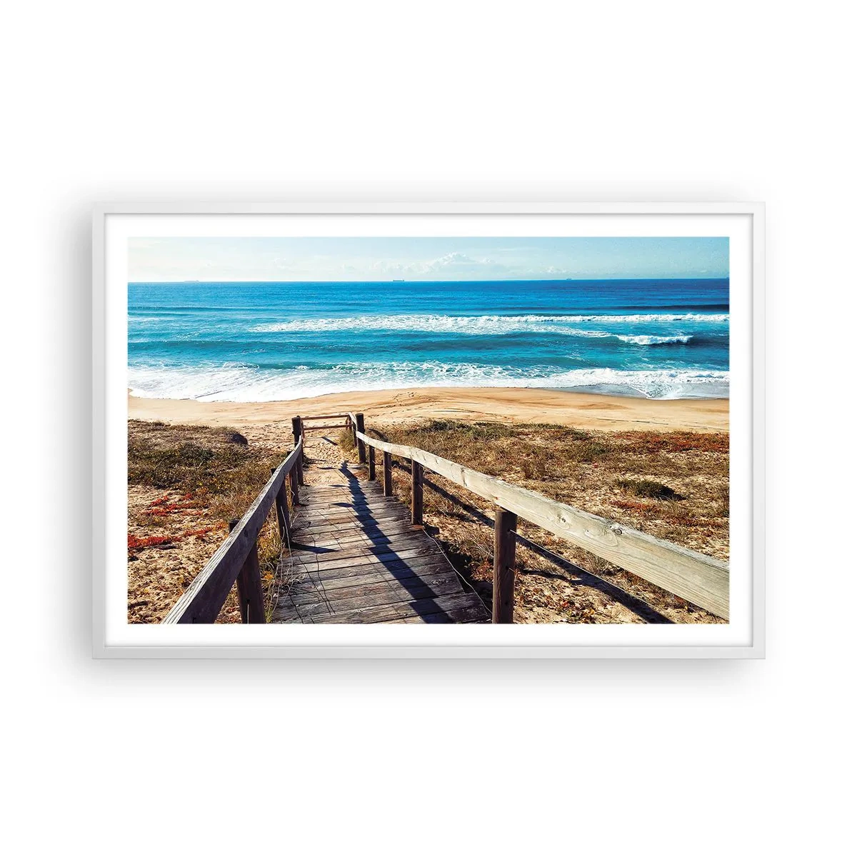 Poszter fekete keretben - Fuss! - 91x61 cm