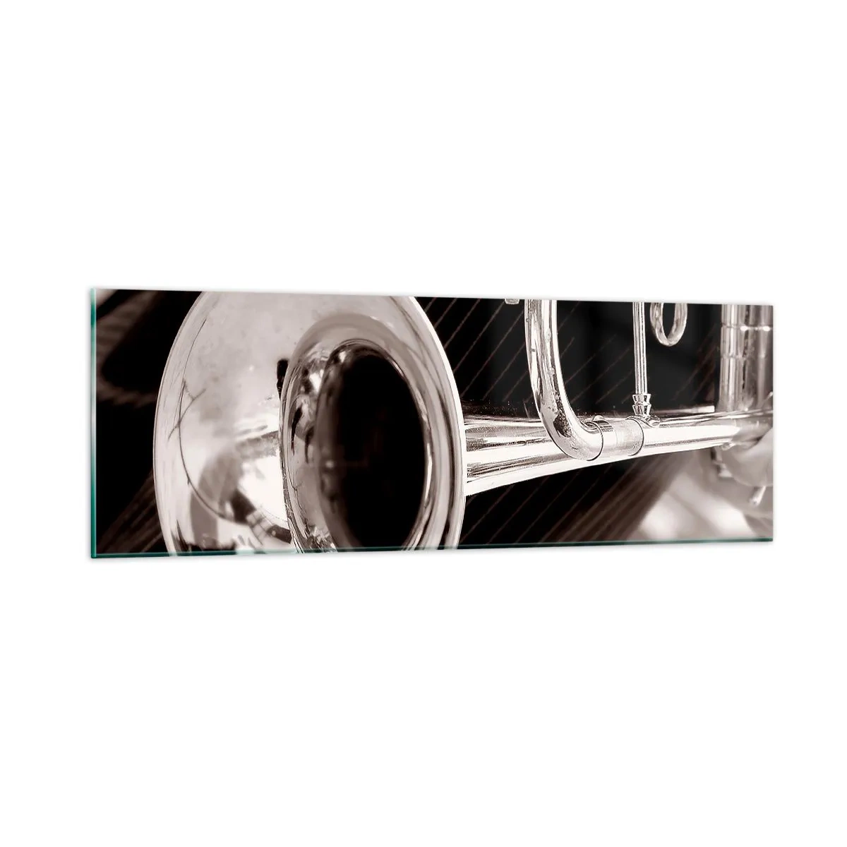 Üveg kép - Zenei utazás az 1930-as évekbe - 90x30 cm