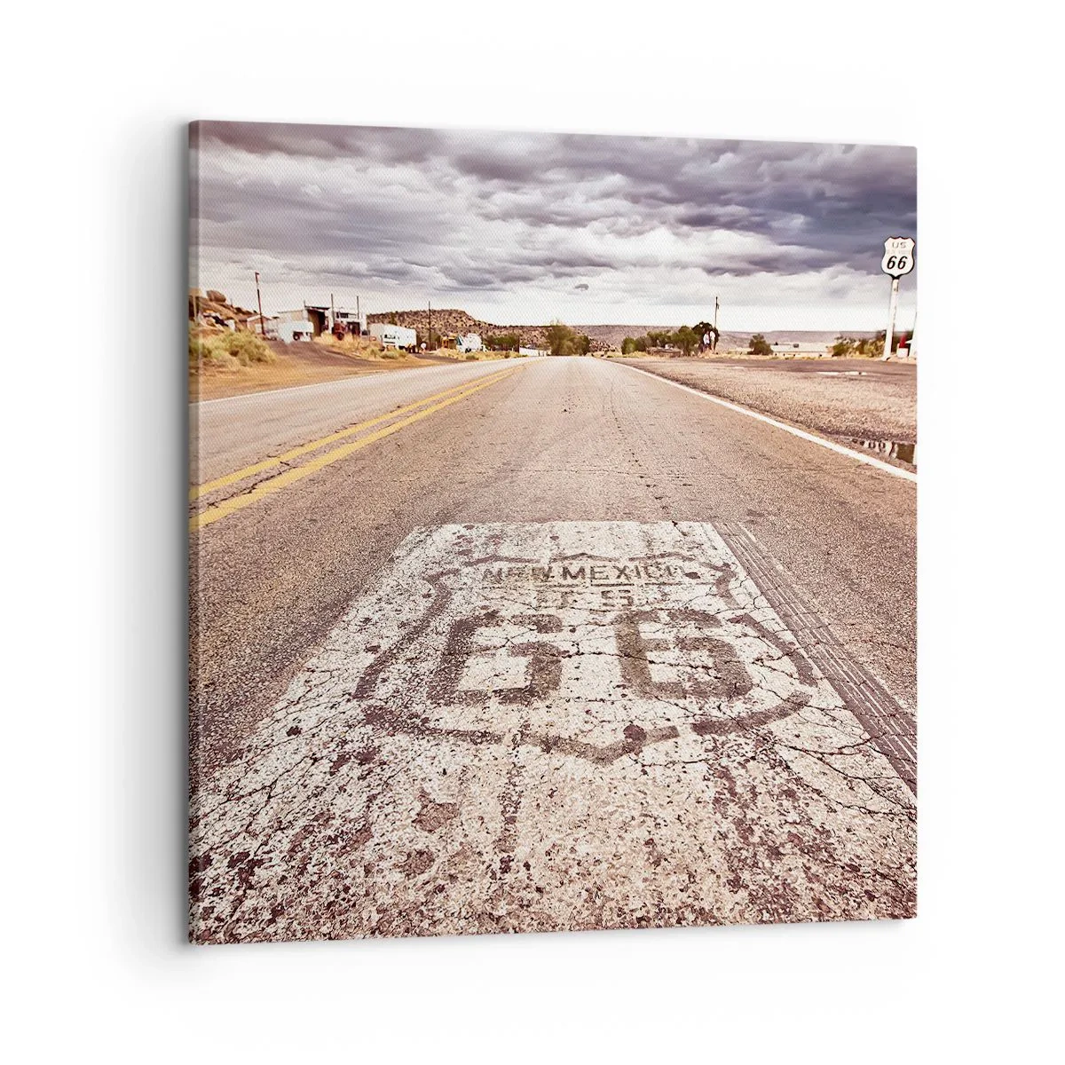 Vászonkép - Mother Road – amerikai legenda - 60x60 cm