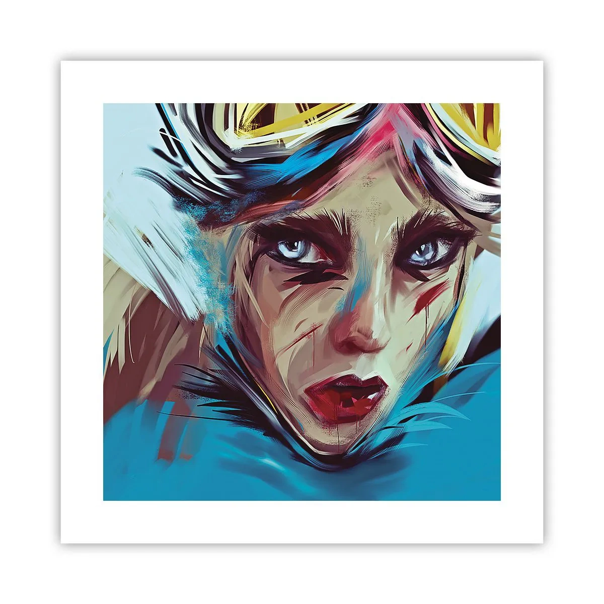 Poszter - Utcai harcos - 40x40 cm