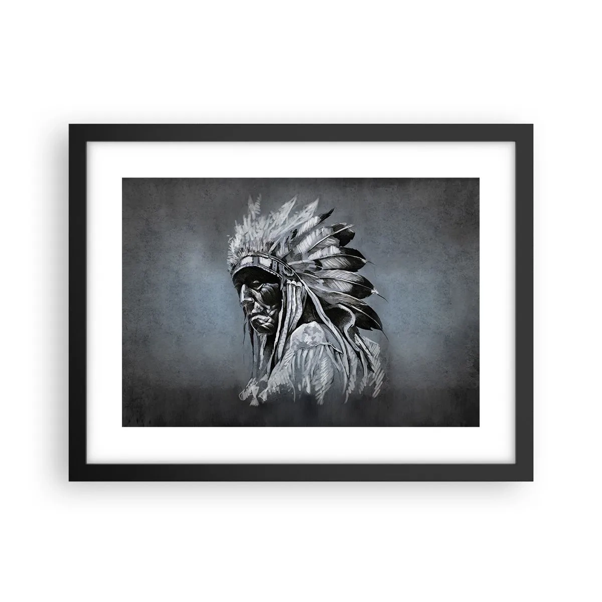 Poszter fehér keretben - Vissza a gyökerekhez - 40x30 cm