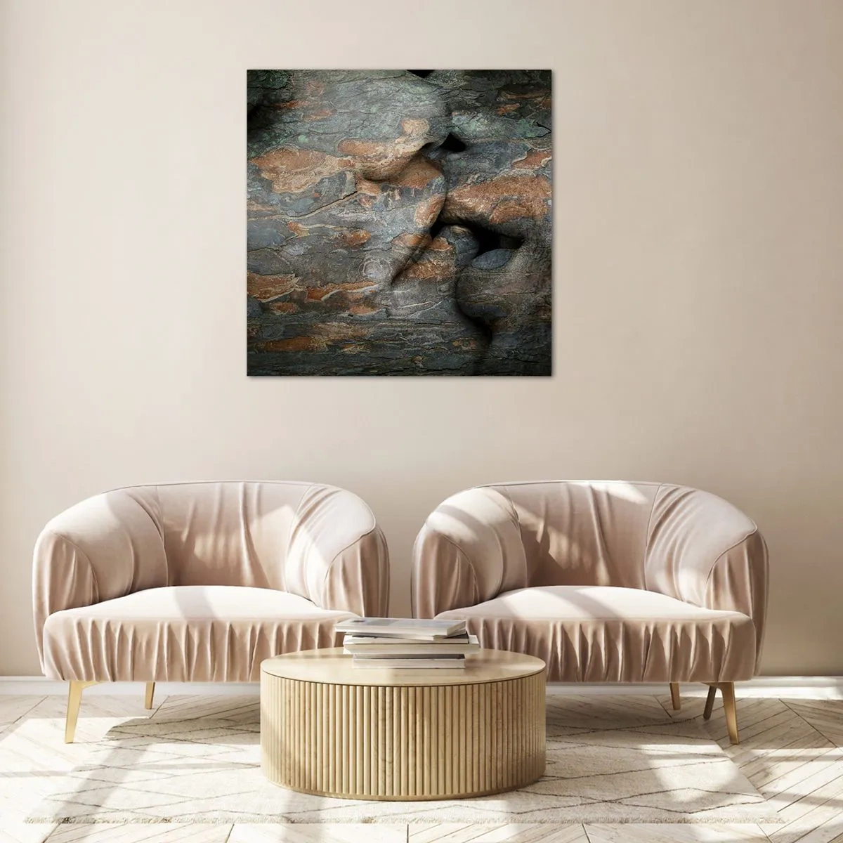 Üveg kép - Örökké együtt - 60x60 cm