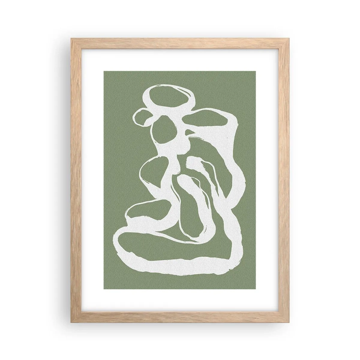 Poszter világos tölgy keretben - A tér hívása - 30x40 cm