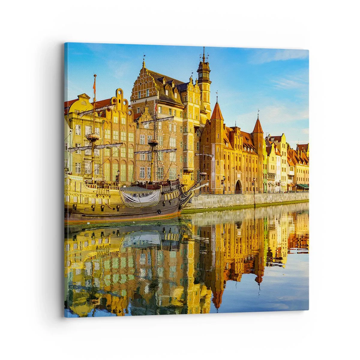 Vászonkép - A múlt tükörképe - 70x70 cm