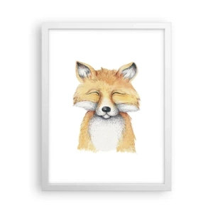 Poszter fekete keretben - Róka hangulatok - 30x40 cm