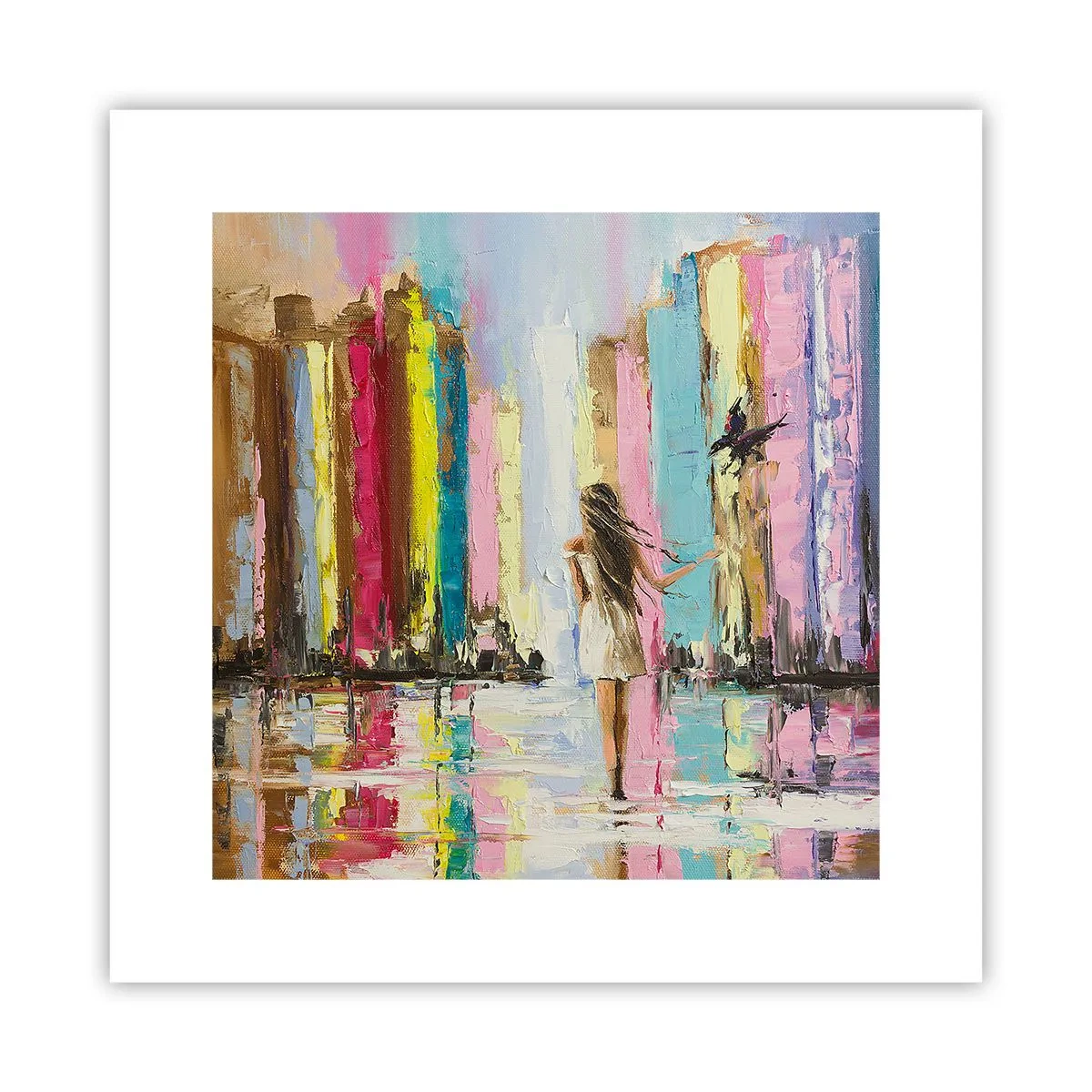 Poszter - Kövessél - 30x30 cm