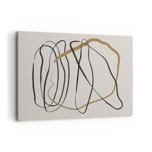 Vászonkép - Kompozíció - birtokló tánc - 100x70 cm