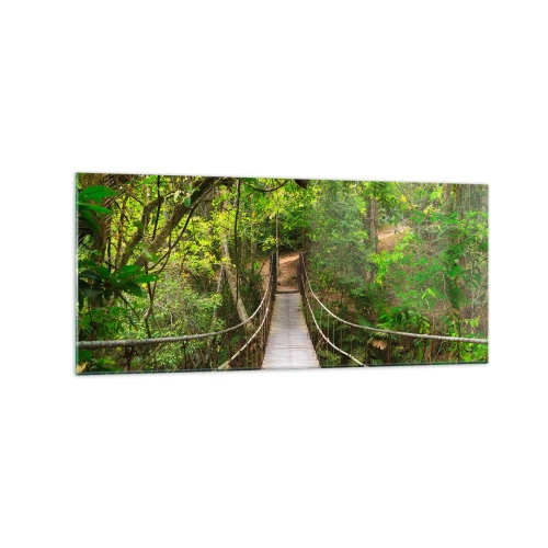 Üveg kép - Mert van egy kúszónövény a kertben - 120x50 cm