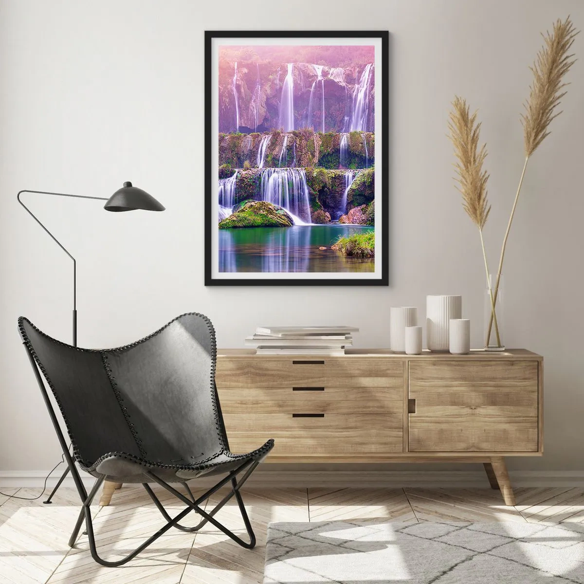 Poszter fehér keretben - Lépcső a menybe - 40x50 cm