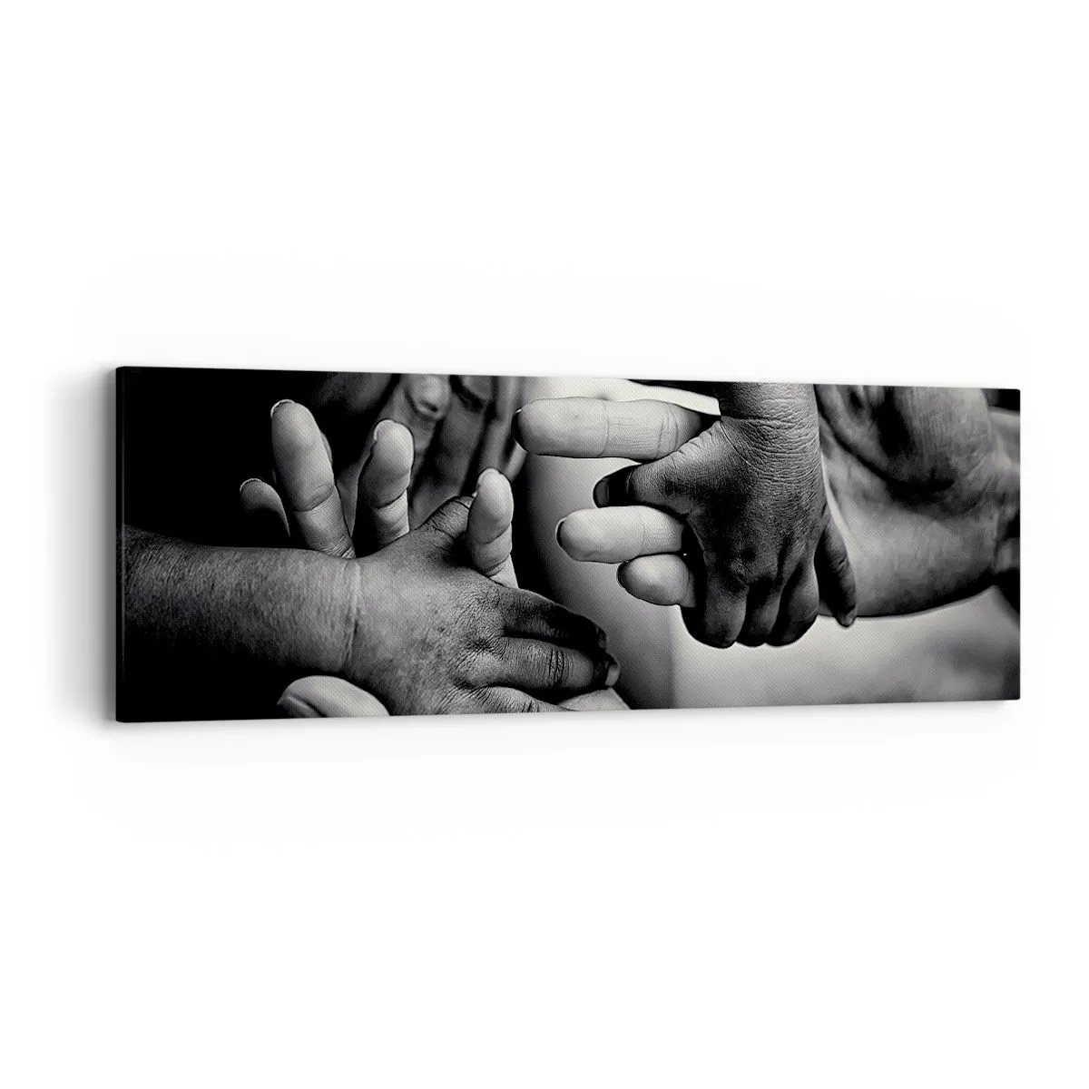 Vászonkép - Embernek lenni - 90x30 cm