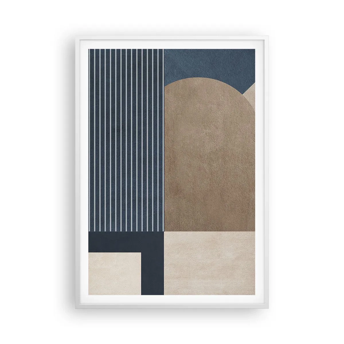 Poszter fekete keretben - Az egyszerűség és a kerekség kompozíciója - 70x100 cm