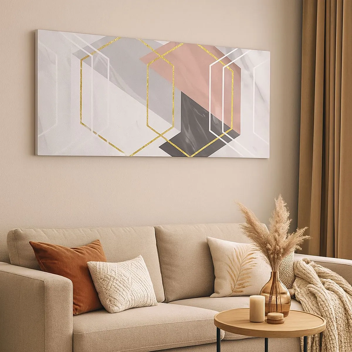 Vászonkép - Lánc kompozíciója - 100x40 cm