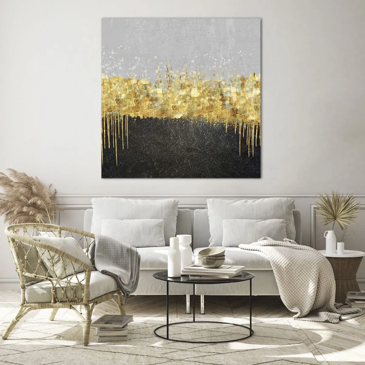 Üveg kép - Befelé és felfelé - 60x60 cm