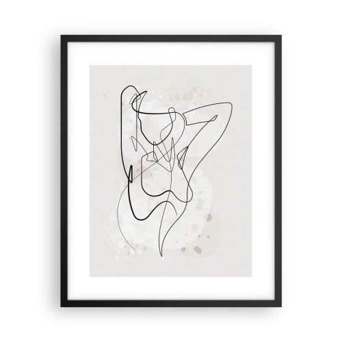 Poszter fehér keretben - A csábítás művészete - 40x50 cm