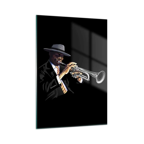 Üveg kép - Old school varásza - 50x70 cm