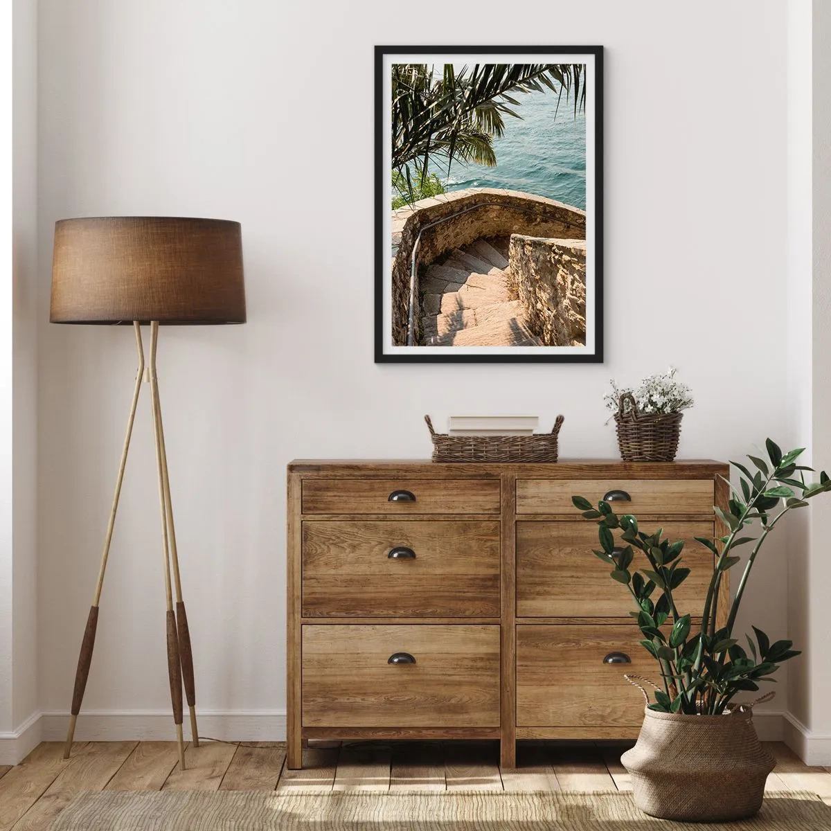 Poszter fehér keretben - Olaszország napfénye alatt - 30x40 cm