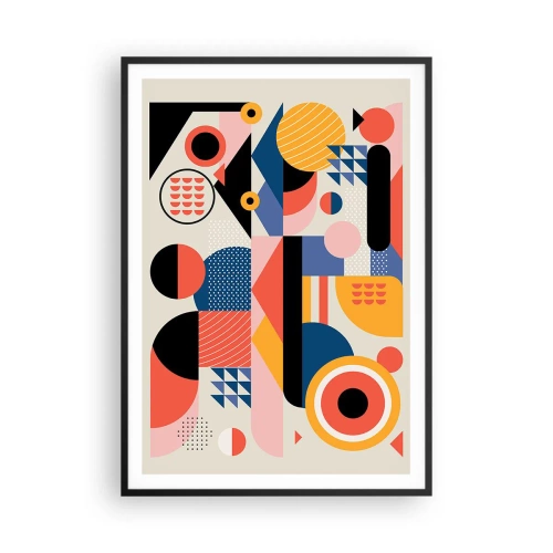 Poszter fehér keretben - Összetétel: játszadozzunk - 70x100 cm