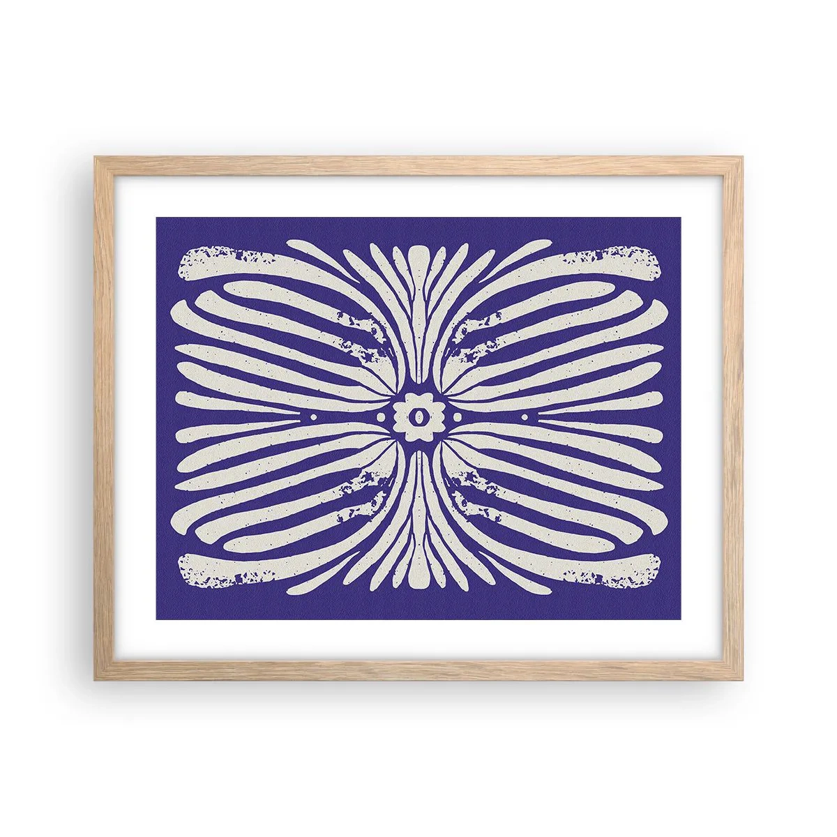 Poszter világos tölgy keretben - Etnikai inspirációk - 50x40 cm